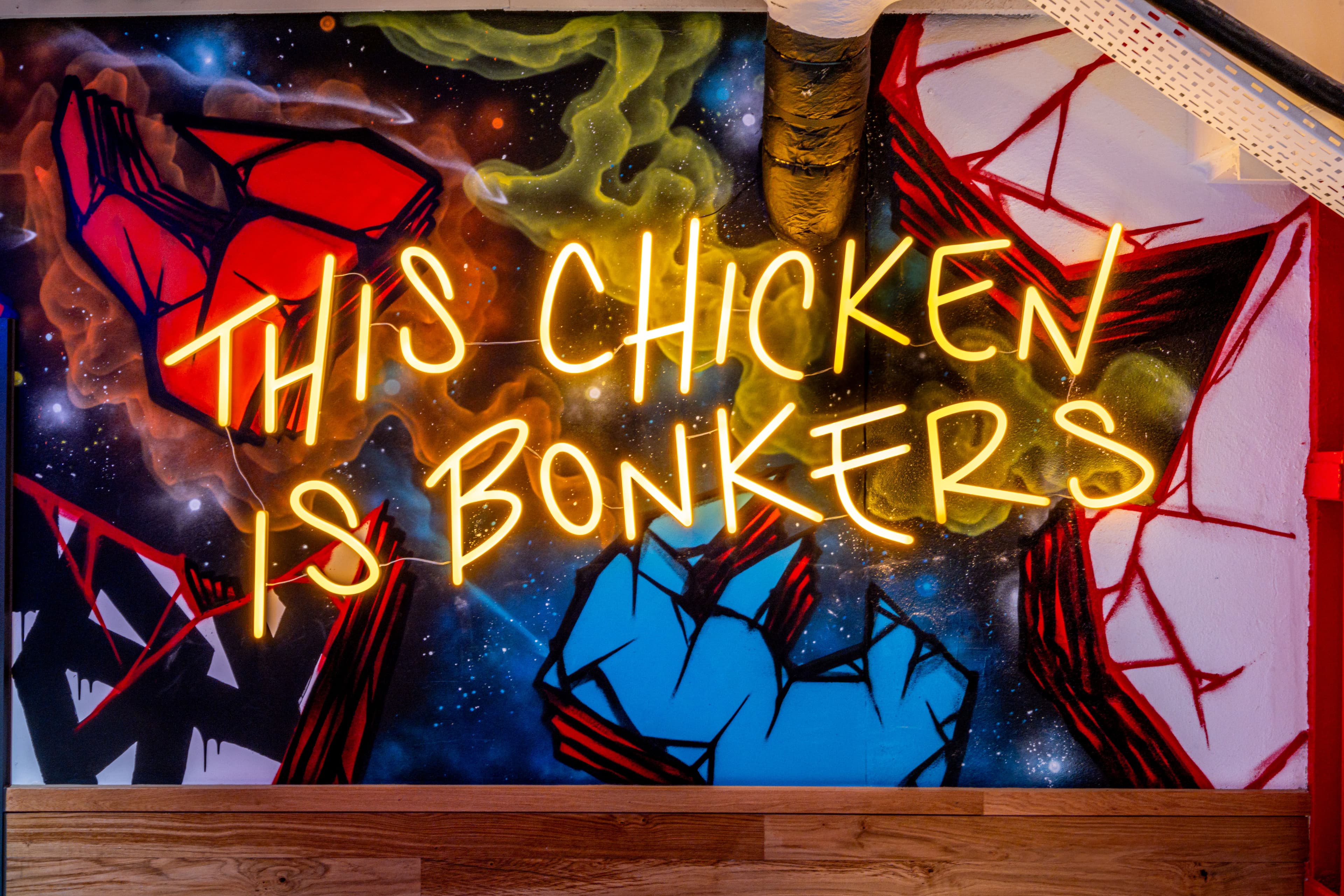 Dave's this chicken is bonkers