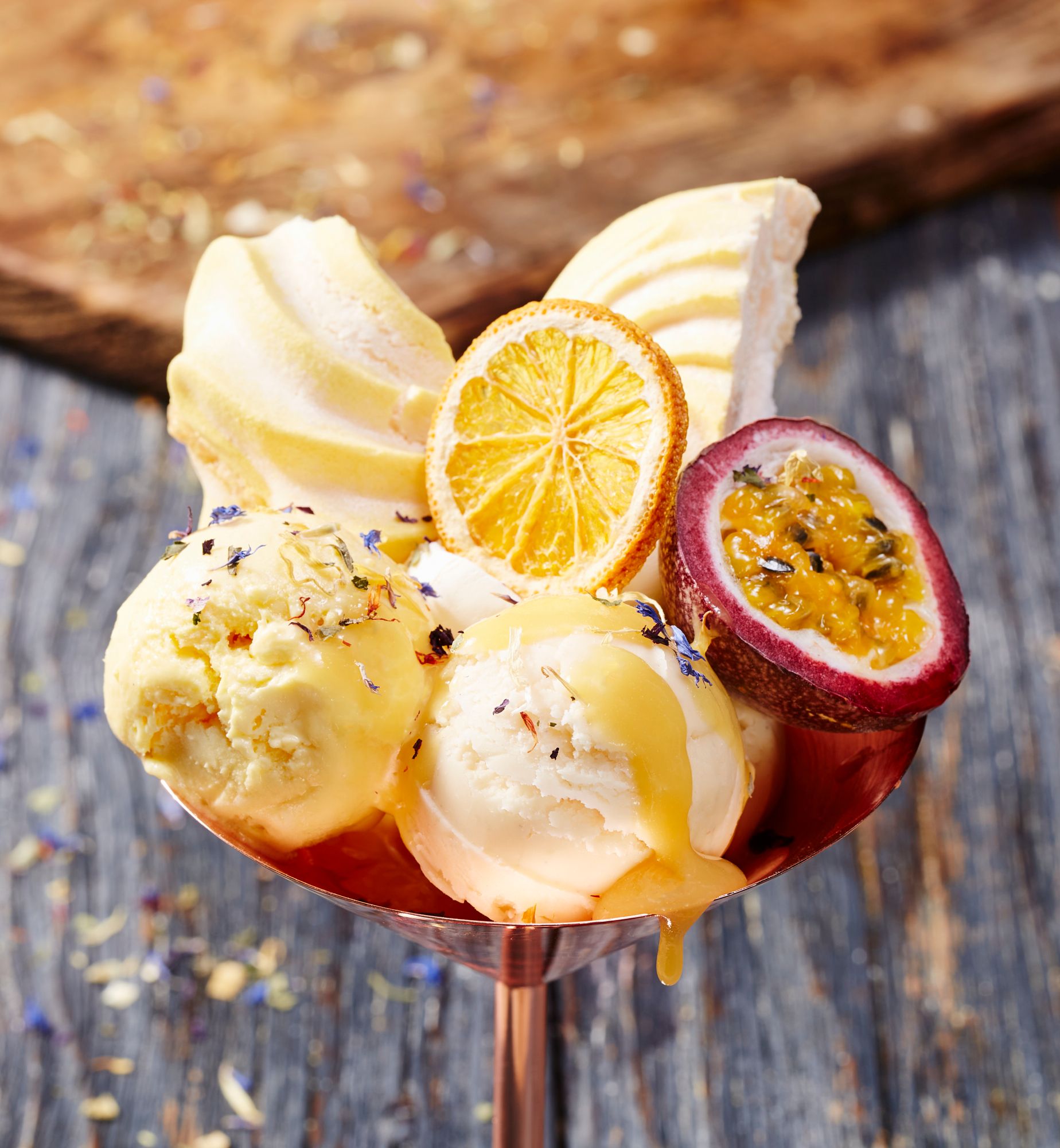 Zizzi Pina Colada Meringue Sundae 